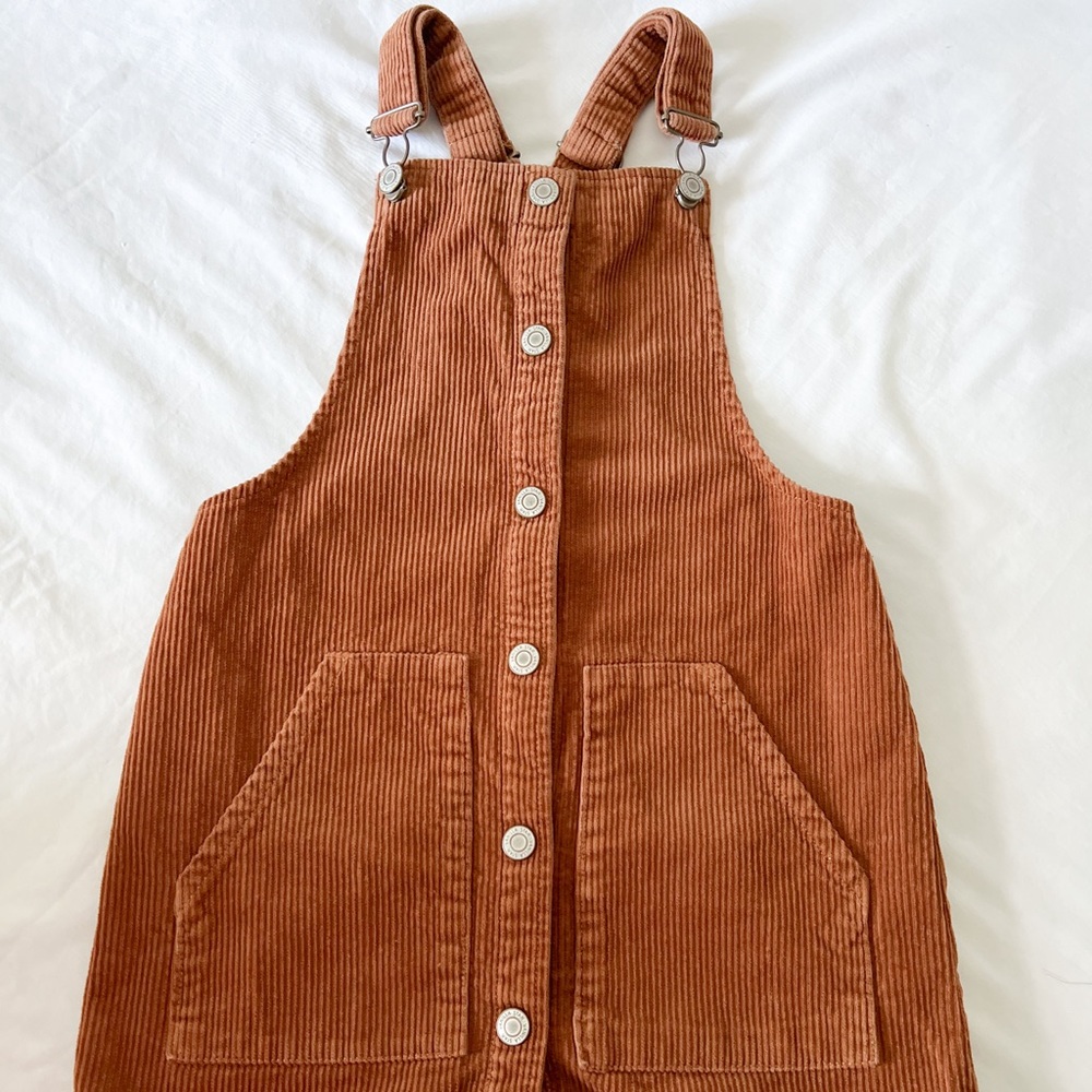 Corduroy Overall Dress